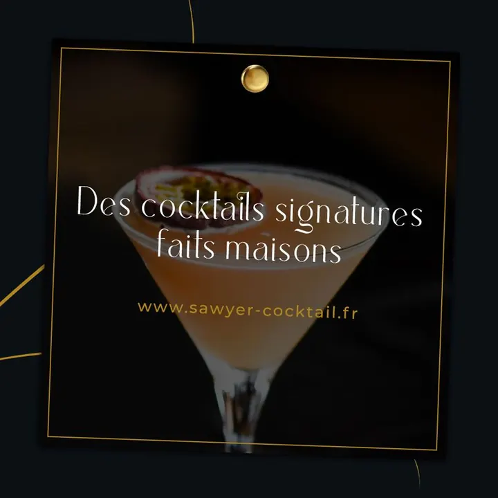 Post : des cocktails signatures faits maison